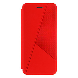 Чехол-книжка Twist кожа для Samsung A725 A72 Red