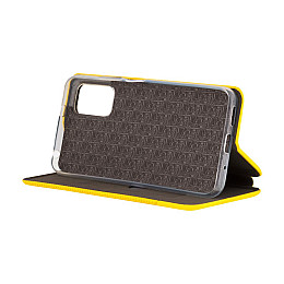 Чехол-книжка Twist кожа для Poco M3 Pro Yellow