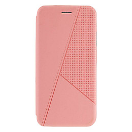 Чехол-книжка Twist кожа для Poco F3 Pink