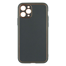 Чехол Leather Case Gold with Frame для Apple iPhone 11 Pro Navy Green