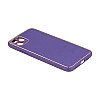 Чехол Leather Case Gold with Frame для Apple iPhone 11 Pro Purple