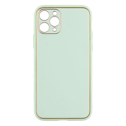 Чехол Leather Case Gold with Frame для Apple iPhone 11 Pro М'INT