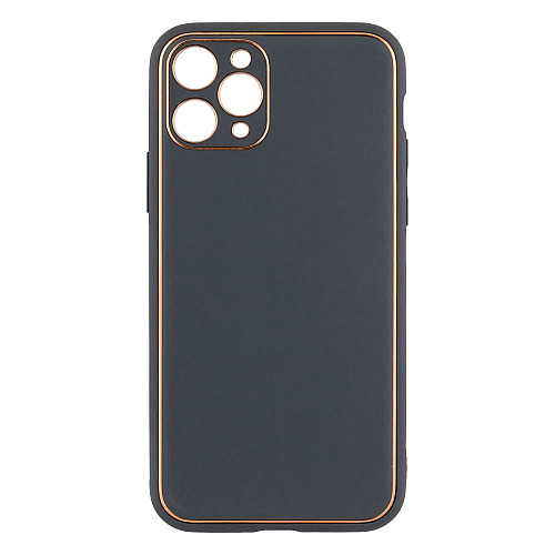 Чохол Leather Case Gold with Frame для Apple iPhone 11 Pro Grey