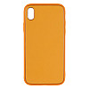 Чехол Leather Case Gold with Frame для Apple iPhone Xr Peach