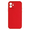 Чехол Leather Case Gold with Frame для Apple iPhone 12 Mini Red