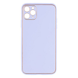 Чехол Leather Case Gold with Frame для Apple iPhone 11 Pro Max Lilac