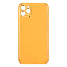 Чехол Leather Case Gold with Frame для Apple iPhone 11 Pro Max Peach