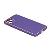 Чехол Leather Case Gold with Frame для Apple iPhone 11 Pro Max Purple