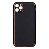 Чехол Leather Case Gold with Frame для Apple iPhone 11 Pro Max Black