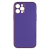 Чехол Leather Case Gold with Frame для Apple iPhone 12 Pro Max Purple