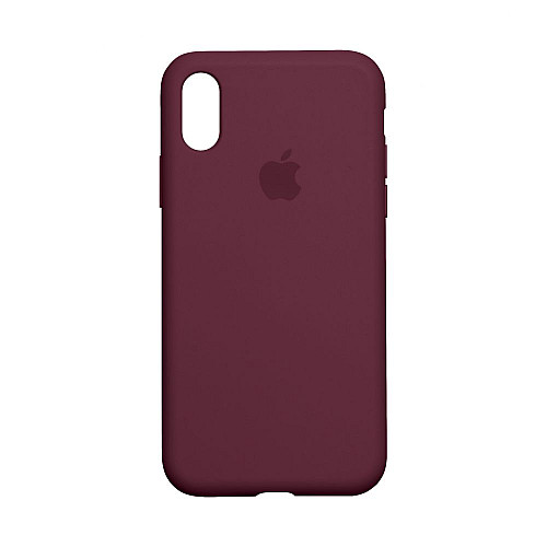 Чехол Original Full Size для Apple iPhone Xs Max Maroon