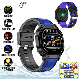 Смарт часы Smart watch B3-2 умный браслет с функциями пульсометра Синий