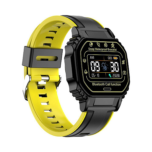Смарт годинники Smart watch B3-2 розумний браслет з функціями пульсометра Жовтий