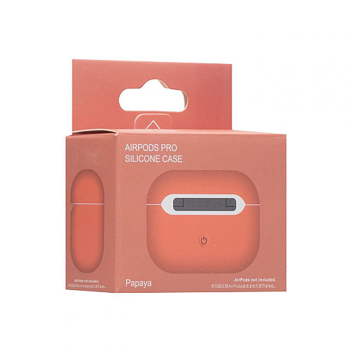 Футляр для наушников AirPods Pro Slim Цвет Papaya
