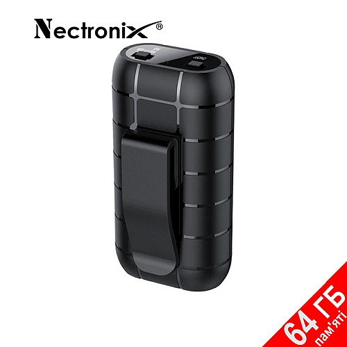 Мини диктофон с большим временем работы клипса магнит Nectronix A50+ 64 Гб (100836-64)