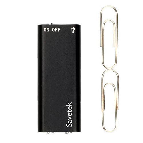 Міні диктофон з активацією голосом Savetek R01 32 Гб Mp3 VOR 8 годин запису (R01-32)