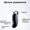 Мини диктофон брелок с активацией голосом Nectronix V11 16 Гб Черный (100830-16)