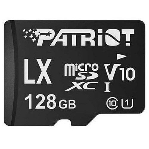 Карта пам'яті MicroSDXC 128GB UHS-I Class 10 Patriot LX (PSF128GMDC10)