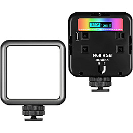 Светодиодный накамерный видео свет Andoer N69 RGB LED панель