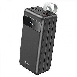 УМБ портативное зарядное Power Bank HOCO Electric J86B 60000mAh 4USB Lightning Type-C QC 5A Black