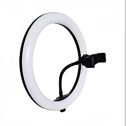 Кольцевая светодиодная LED лампа RIAS ZD-666 26см USB управление на проводе (4_00328)