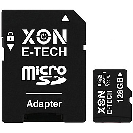 Карта памяти XON microSDXC 128GB Class 30 V30 UHS-II/U3 + SD adapter (MCSX3128BA)