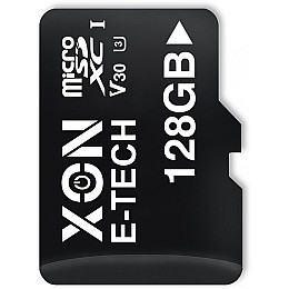 Карта памяти XON microSDXC 128GB Class 30 V30 UHS-II/U3 + SD adapter (MCSX3128BA)