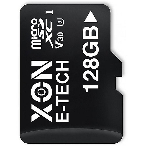 Карта пам'яті XON microSDXC 128GB Class 30 V30 UHS-II/U3 + SD адаптер (MCSX3128BA)