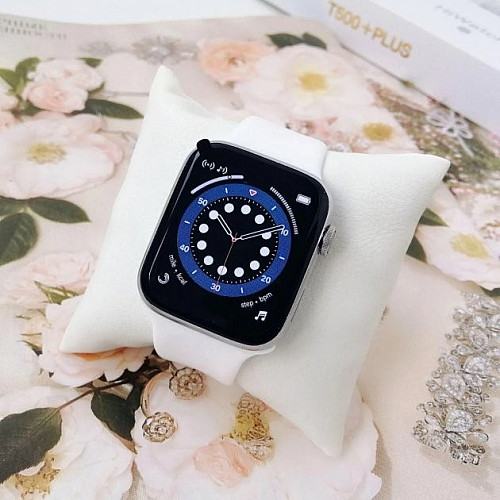 Умні смарт годинники Smart Watch IWO T500 + Plus HiWatch 7 Білі