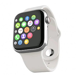 Умные смарт часы Smart Watch IWO T500 + Plus HiWatch 7 Белые