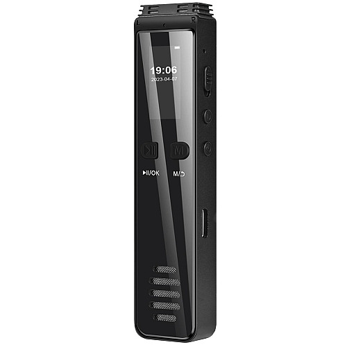 Профессиональный цифровой стерео диктофон с активацией голосом Savetek GS-R29 32 Гб Bluetooth до 30 ч записи