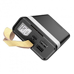 Павербанк зовнішній акумулятор XPRO BJ18 20000 mAh Чорний (32442-01)
