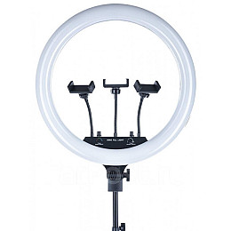 Кольцева світлодіодна LED лампа RIAS MJ18 RGB 45см Різнокольорова на 3 тримача USB управління на проводі