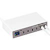 Type-C мультизарядне пристрій на 6 портів Addap MCS-X6P 140W Білий (0233)