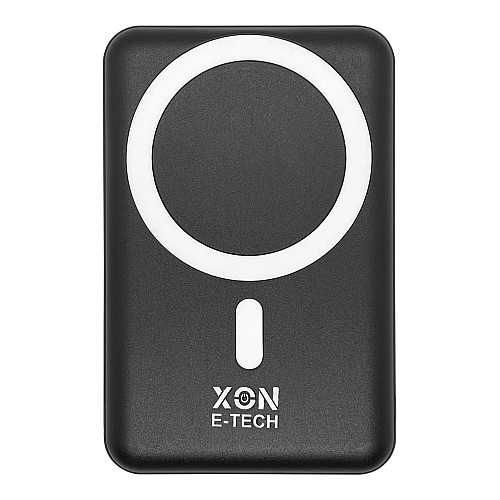 Портативная магнитная беспроводная батарея 5000 mAh с подставкой XON PowerBank Magsafe Stand (YC5G2) 15W Black (5060948063142)