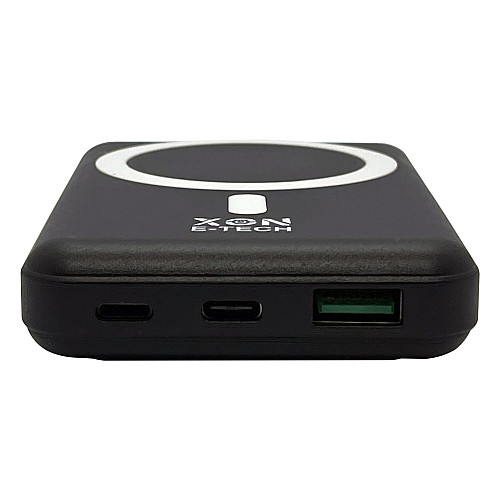 Портативная магнитная беспроводная батарея 5000 mAh с подставкой XON PowerBank Magsafe Stand (YC5G2) 15W Black (5060948063142)