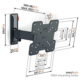 Кріплення Vogels TVM 3223 Black (6816001)