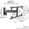 Крепление Vogels TVM 3663 OLED Black (6816015)