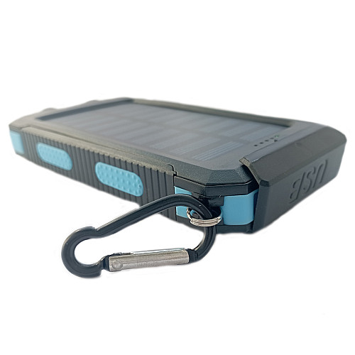 УМБ Power Bank Solar 20000mAh повербанк з сонячною панеллю та ліхтариком Black (11227-hbr)