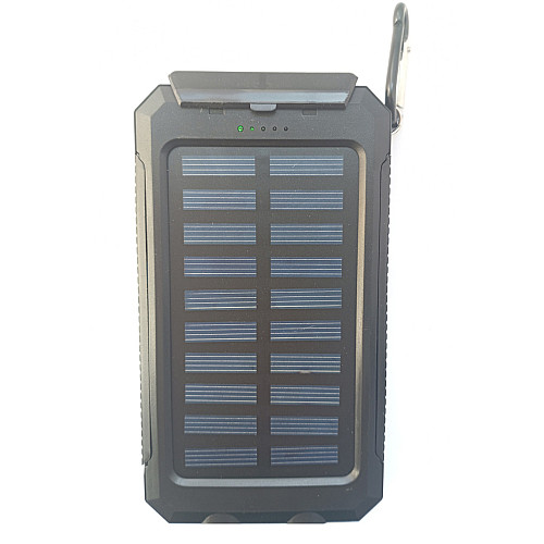 УМБ Power Bank Solar 20000mAh повербанк з сонячною панеллю та ліхтариком Black (11227-hbr)