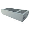УМБ Power Bank Solar 30000mAh повербанк 4 в 1 с солнечной панелью, экраном, фонариком White (11230-hbr)