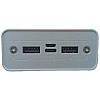 УМБ Power Bank Solar 30000mAh повербанк 4 в 1 с солнечной панелью, экраном, фонариком White (11230-hbr)