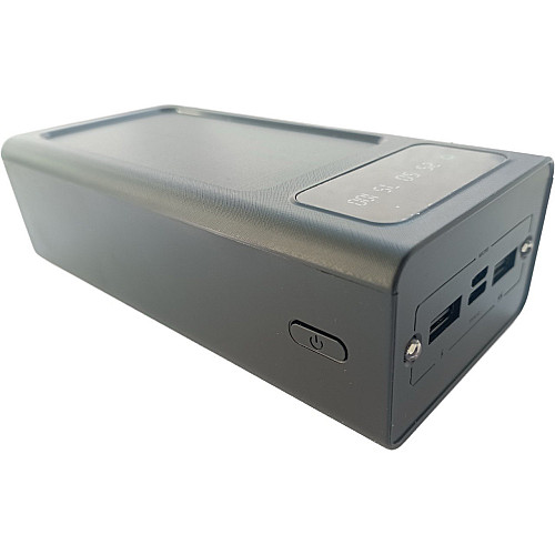 УМБ Power Bank Solar 50000mAh повербанк 4 в 1 з сонячною панеллю, екраном, ліхтариком Black (11222-hbr)