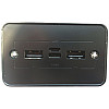 УМБ Power Bank Solar 50000mAh повербанк 4 в 1 з сонячною панеллю, екраном, ліхтариком Black (11222-hbr)