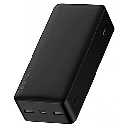 Повербанк портативний зарядний пристрій Baseus BIPOW Power Bank 30000mAh 15W USB USB-C Чорний (PPDML-K01)