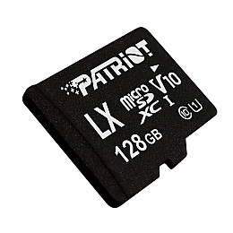 Карта пам'яті Micro SDXC Patriot LX Series 128gb UHS-1 Class 10 Чорна