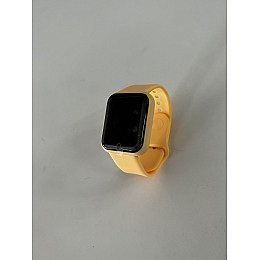 Смарт часы Фитнес браслет IWO D20s с измерением давления и пульса желтый