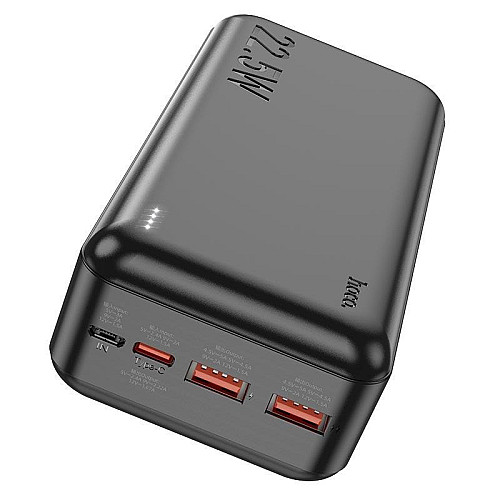 УМБ 30000mAh Power Bank HOCO Astute J101B 2USB Type-C QC Black
