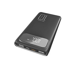 Универсальная мобильная батарея Ridea RP-D10L Phoenix10 10W LED 10000mAh 2USB/Type-C/Micro 2A Black