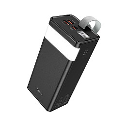 Универсальная мобильная батарея Hoco J86 Powermaster 40000mAh LED PD 20W / USB QC22.5W /Type-C to Micro 3A Black